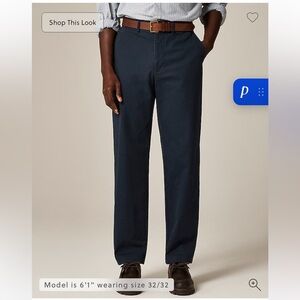 Men's Navy Classic fit chinos